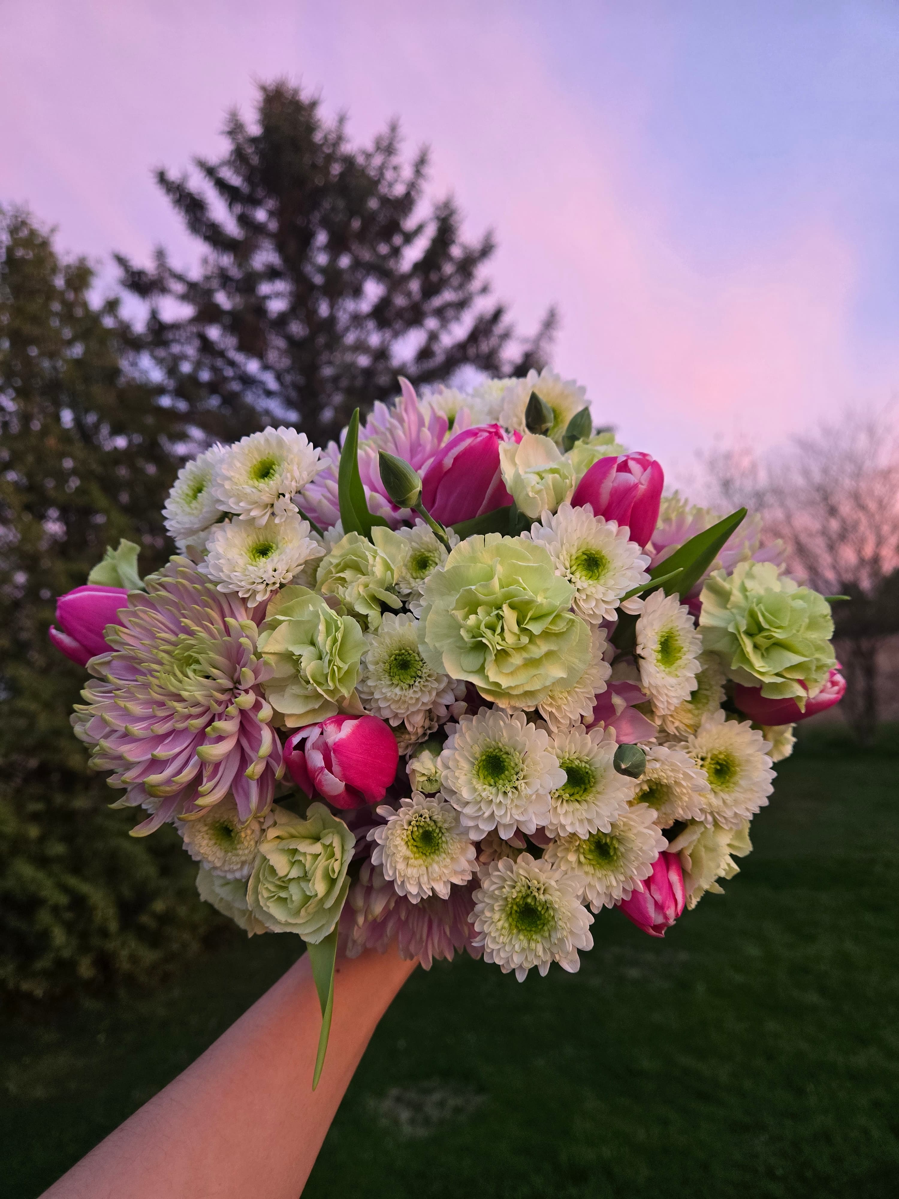 Handmade arrangement — floral work by Floral Hyang