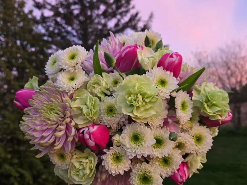 Lavender Bouquet — handcrafted flower arrangement
